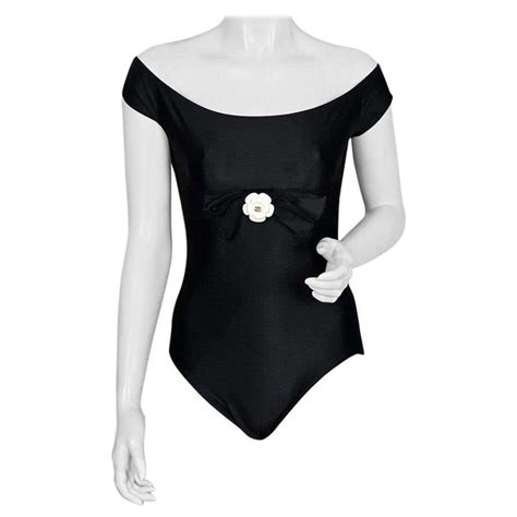 chanel vintage bathing suit|Vintage Chanel bathing suit.